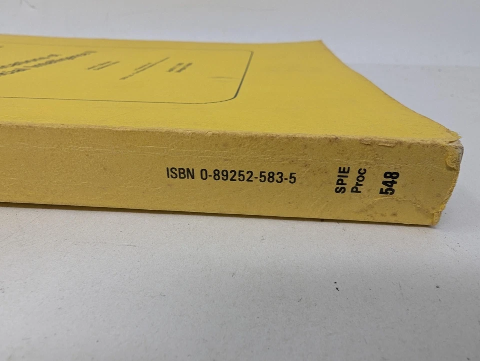 Vintage 1985 Applications of Artificial Intelligence II SPIE 548 Gilmore ChatGPT - Image 3 of 4