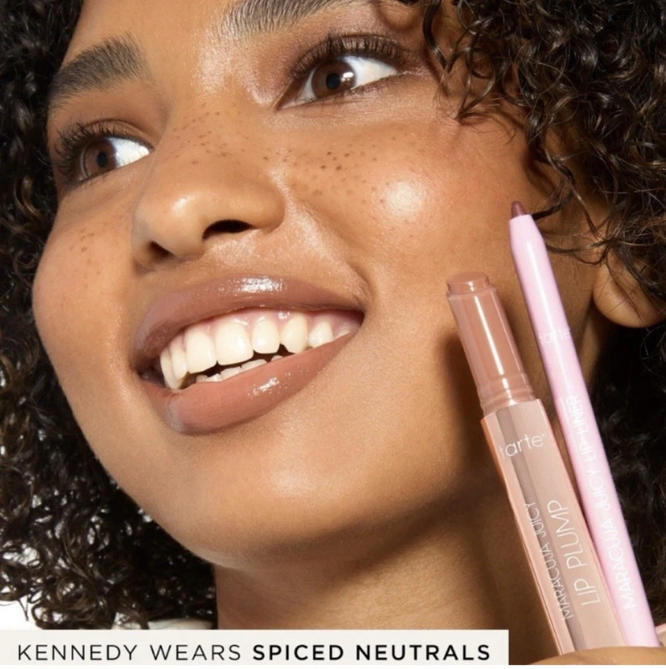 Tarte Maracuja Juicy Lip Icons Plump & Liner Duo In Spiced Neutrals New In Box! - Image 2 of 4