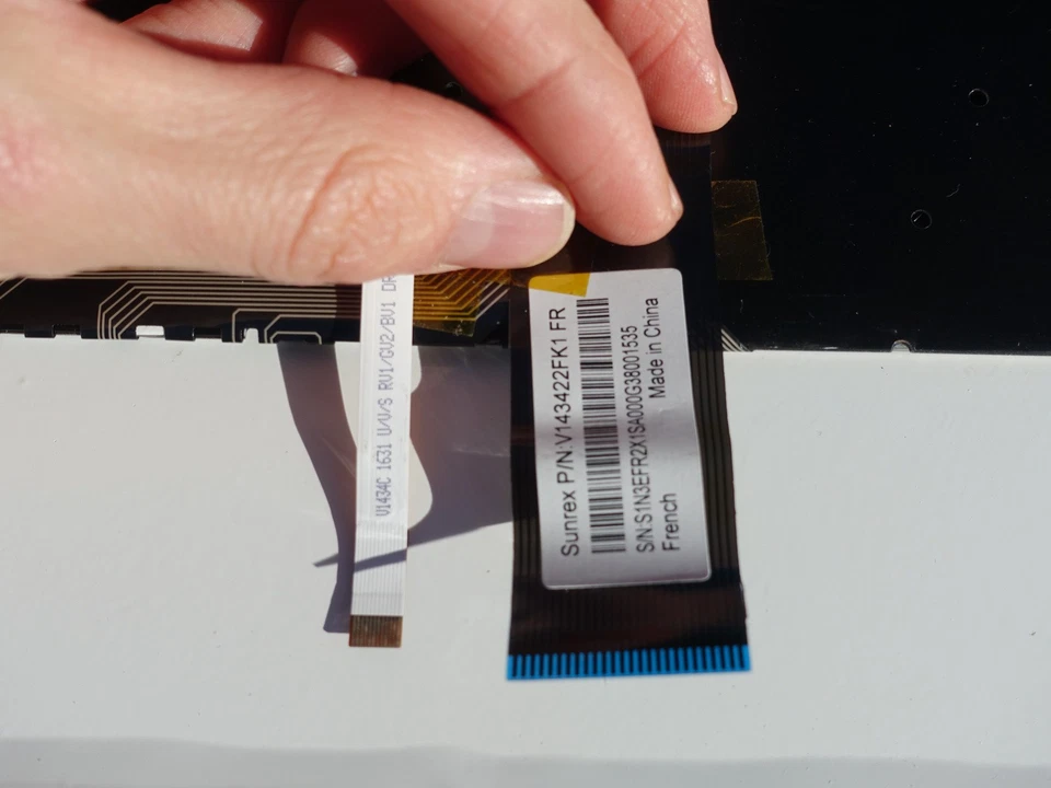 Clavier français V143422FK1 FR pour MSI GS73 (et autre) - Photo 3/3