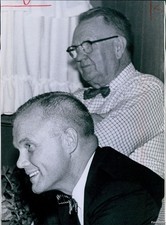 1976 John Glenn Sr Son On Day Named Mercury Astronaut Nasa Photo 8x10