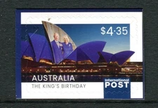 2025 The King's Birthday - MUH $4.35 Sydney Opera House Booklet Stamp