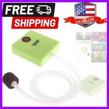 Oxygen Pump Aquarium Air Pump Aerator Portable Dry Battery Operated Fish Tank...