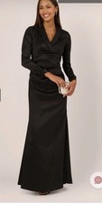 NWT New Dillard s Formal Dress Gown Size 6 Black Mother of Bride