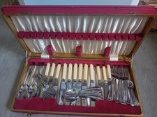 Silver Plated Stainless Sheffield Cutlery Set