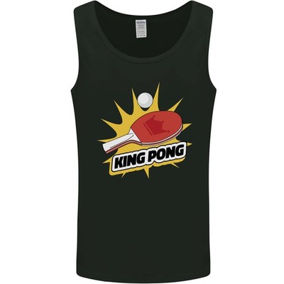 König Ping Pong Tischtennis Lustig Herren Tanktop