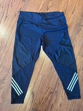 Women  s Adidas black Bt Hr 78 S 3s T Legging Size 2xl New with Tags With Mesh