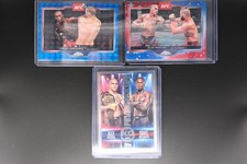 Adesanya vs Pereira Lot 🔥 Blue /99 + USA + Final Face Off Topps Chrome UFC