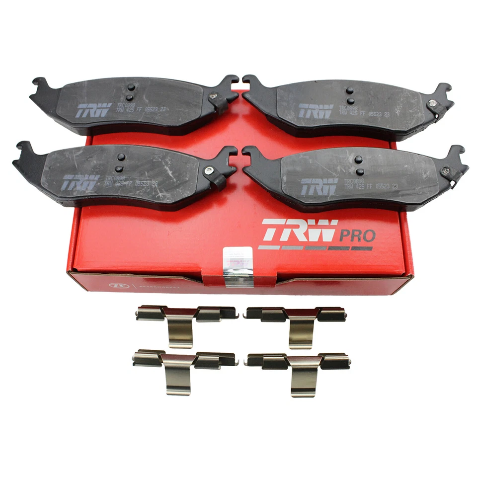 Juego de pastillas de freno traseras de cerámica TRW Pro con clips para Ram 1500 Classic Dodge Ram 1500 Foto 4 de 4