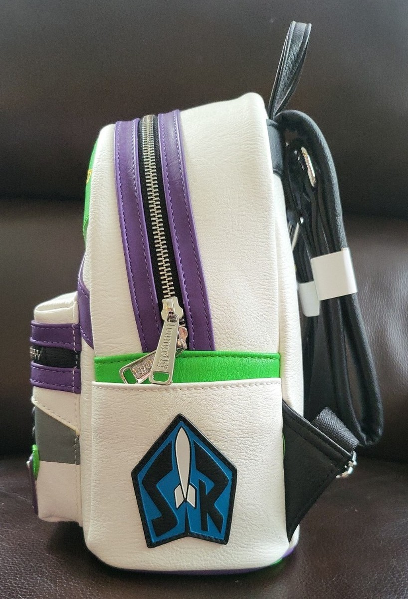 Green  loungefly × バズライトイヤー Amazon.com | Loungefly Toy Story Buzz Lightyear Faux Leather