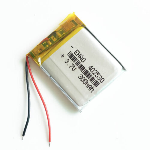 3.7V 300mAh 402530 Lipo Li Polymer Rechargeable Battery For headphone Watch - Picture 2 of 3