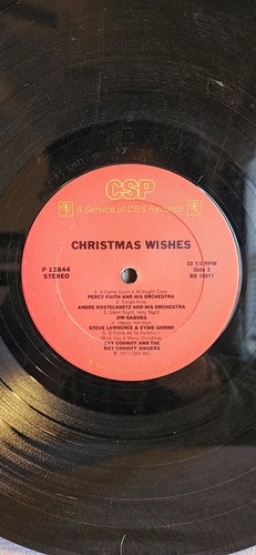 CHRISTMAS WISHES VINYL LP RECORD 1977 P 13844 BENNET GOULET MATHIS VINTON NABORS - Picture 14 of 15
