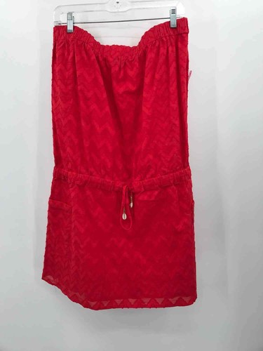 Pre-Owned Vineyard Vines Red Size XL Cotton Coverup
