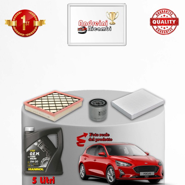 Set Service 3 Filter Und ÖL Ford Focus IV 1.5 134KW 182CV Von 2018->-image