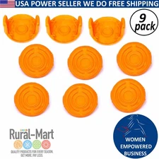 9 pack Spool cap trimmer Line Cover Wa0010 Replaces Worx