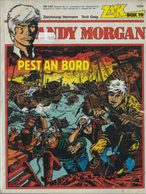 Zack Comic Box Band 19 Andy Morgan: Pest an Bord 1976 Z2- Koralle Bernard Prince