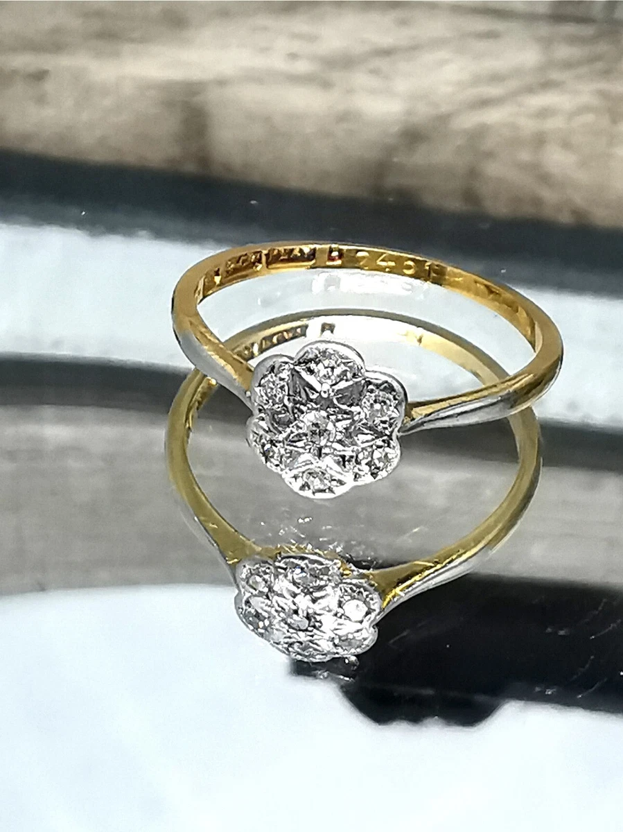 Art deco daisy ring sale