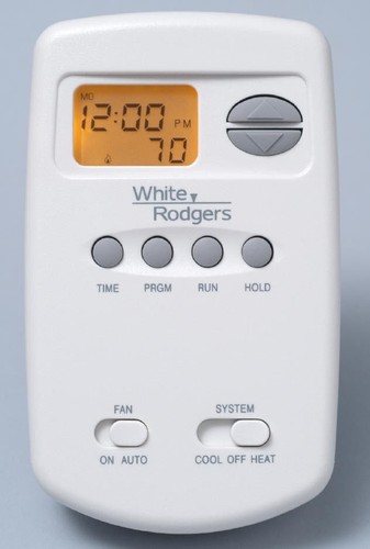 1E78-151 White Rodgers Wall Thermostat 24V Millivolt Battery Programmable 5+2 - Picture 4 of 4