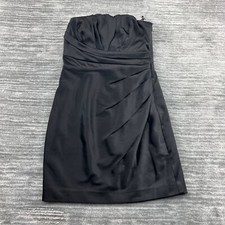 Express Dress Size 6 Strapless Mini Cocktail Club Night Out Black