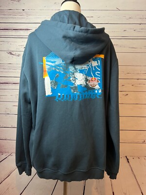 Red Bull Rampage Sweatshirt Hoodie 2XL Full Zip Y2K Racing Jacket XXL Cycling 2X