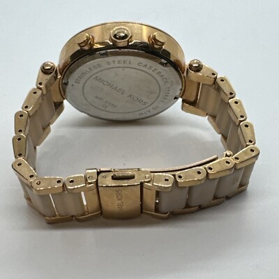 Michael Kors Parker MK5896 Women Rose Gold Analog Dial  display picture 2