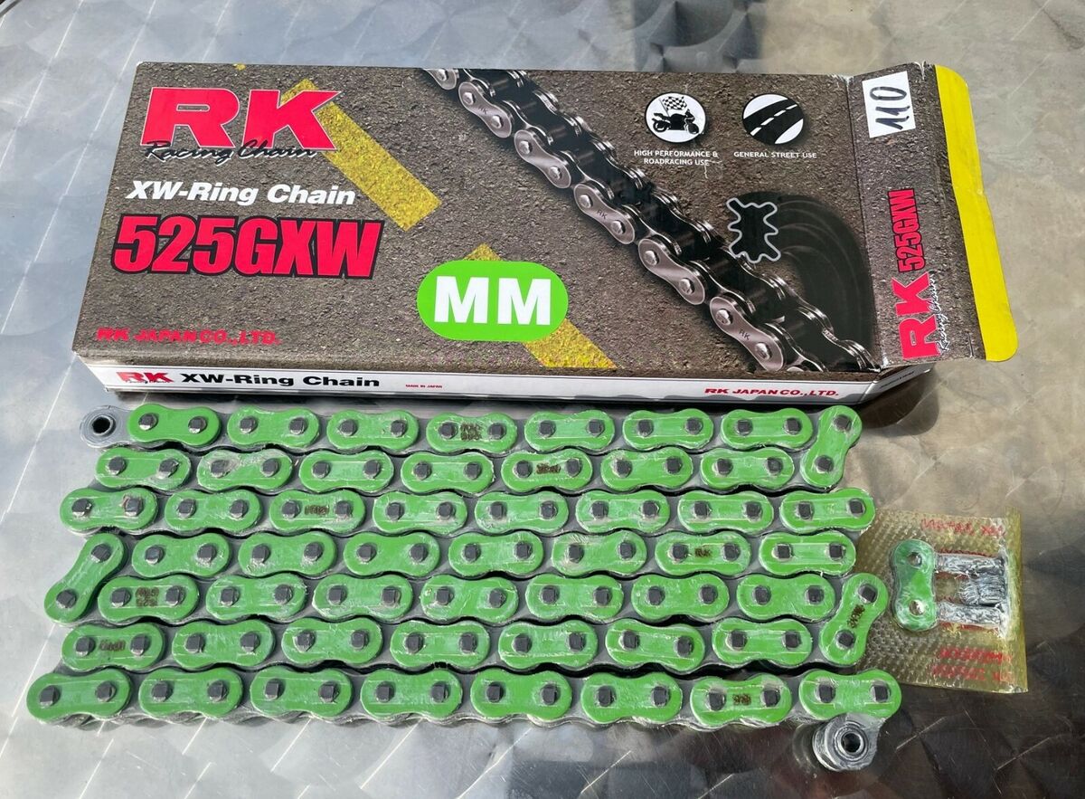 RK Green Gxw Supersprox Stealth Chain Set Kawasaki ZX-10R, 17-39 