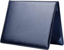 Diploma Cover Restaurant Menu Covers 8.5 X 11 Navy Blue Leather Certificate Hold