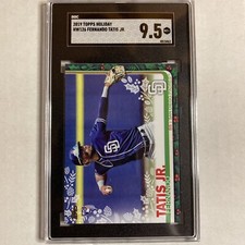 2019 Topps Holiday Fernando Tatis Jr ROOKIE SGC 9.5 PS