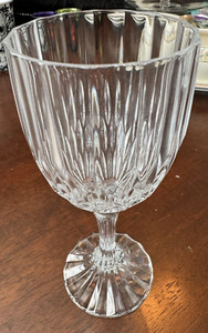 Cristal D' Arques Durand Bretagne Wine Glass Vintage Clear Cut Crystal Classic