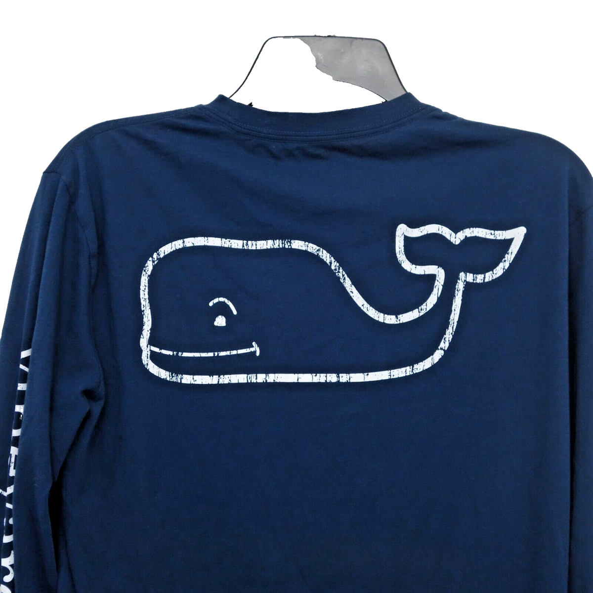 Vineyard Vines Mens Blue Blazer Vintage Whale Long Sleeve