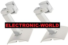 MINT Pair of Genuine BOSE White Ceiling Swivel Brackets Cube Speaker Mounts