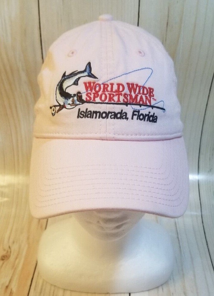 World Wide Sportsman Islamorada Pink Baseball Cap Hat… Gem