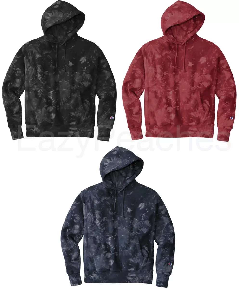 Champion reverse weave hotsell scrunch dye black hoodie