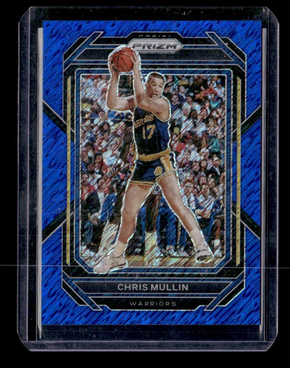 2022-23 Panini Prizm #295 Chris Mullin Prizms Blue Shimmer FOTL #/35