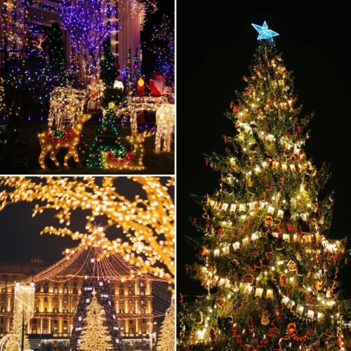 100-200 LED Christmas Lights Solar String Light Garden Outdoor Fairy Party Lamp - Picture 6 of 43