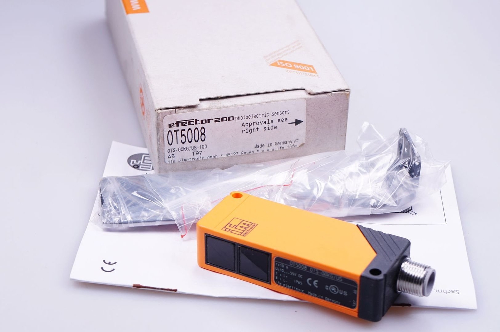 Ifm Ot5008 Ots-Ookg/Us-100 Disposable Light Barrier Transmitter New