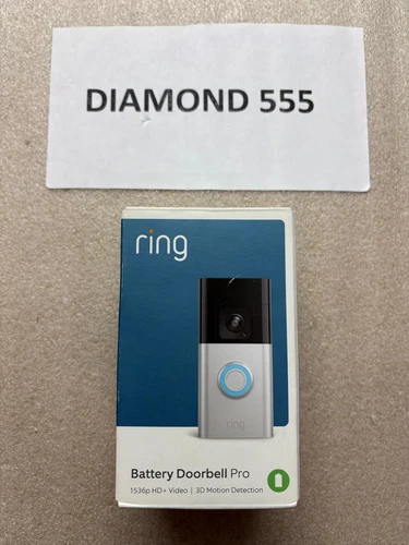 Ring Battery Doorbell Pro Battery-Powered Smart Wi-Fi Video Doorbell | 8401