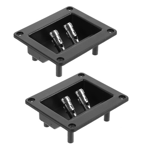 2 Pcs Alloy Speaker Binding Post Plate Terminals Connectors - Picture 11 of 12