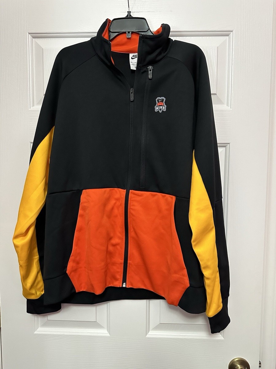 Buy Nike Sportswear Black Orange Yellow Skull Zip Jacket DR9789