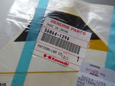 JYUN NOS Kawasaki ZX600 ZX-6R Ninja-J2 2001 Lower Cowling Decal Genuine