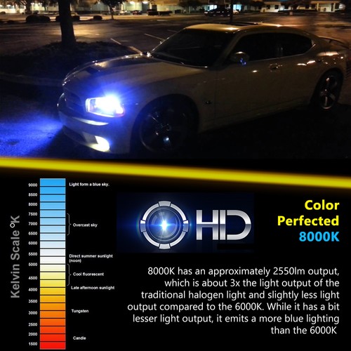 Autovizion for Dodge Durango Grand Caravan Neon Xenon HID KIT H3 H11 H13 9006 - Picture 7 of 12