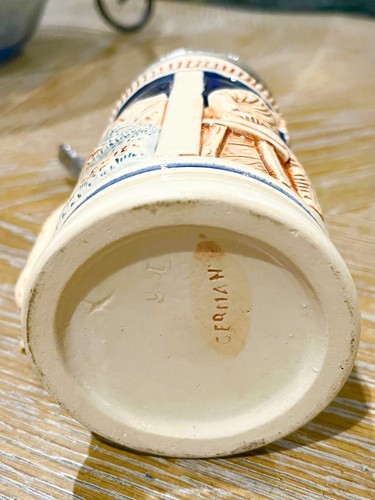 Deutscher Bierstein Keramik Silber Top - Bild 8 von 8