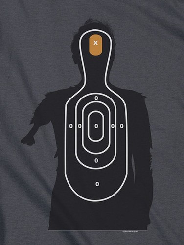 Camiseta manga larga Zombies "Zombie Target" - Imagen 2 de 3