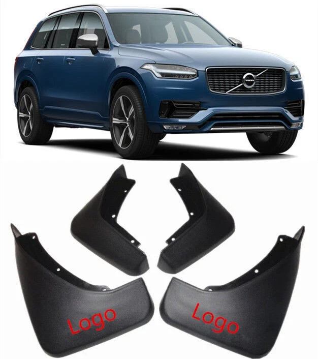 2016-2024 Volvo XC90 Front & Rear Molded Splash Guards Mud Flaps
