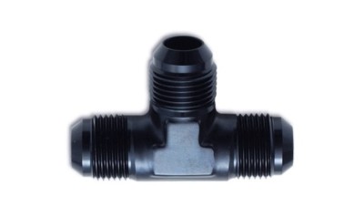 Torque Solution Adapter Fitting: -10AN Flare T to Dual -10AN Flare