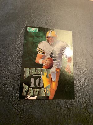 B35a Bf6 Brett Favre 10 Green Bay Packers 1997 pro line￼