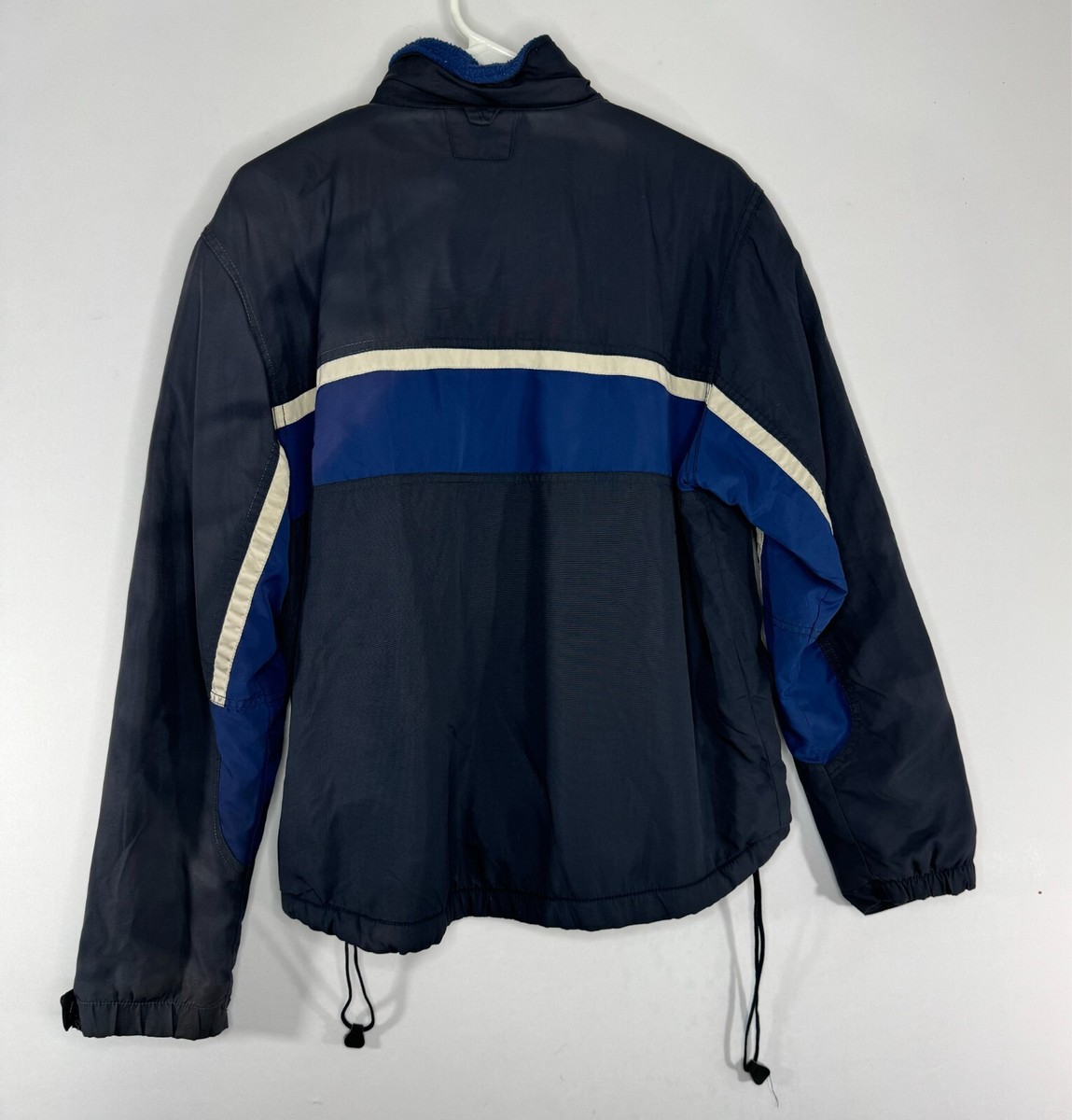 ジャケット・アウター 00s OLD NAVY wool blouson black L OLD NAVY Wool Jacket Coat Mens Size L Black Zippered