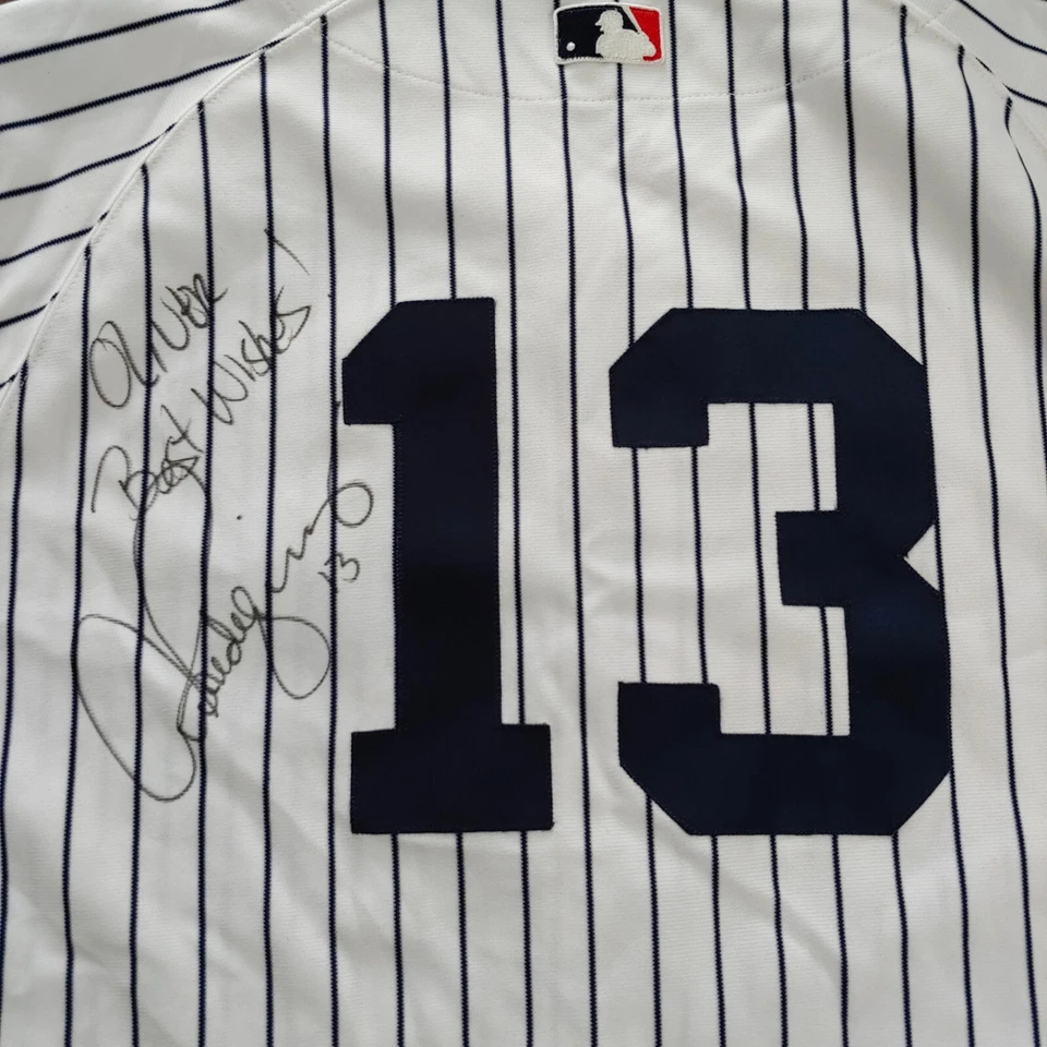 Alex Rodriguez #13 Signed ny Yankees Baseball Jersey Autographed majestic Sz 48 - Image 2 of 4