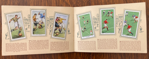 HINTS ON ASSOCIATION FOOTBALLER Antique 1934 PLAYERS Cigarette Cards Album - Picture 5 of 7