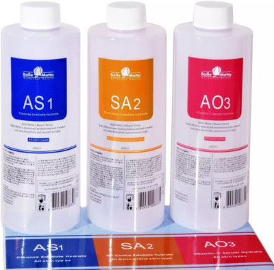 Aqua Peeling Solution Facial Serum for Dermabrasion Machine 3X 400ML