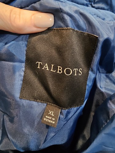 Talabots Light Weight Quilted Coat Blue size XL - Picture 5 of 5
